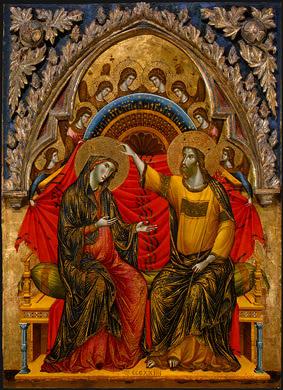 unknow artist Coronation of the Virgin